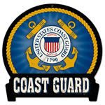 "Coast Guard" Vintage Metal Sign